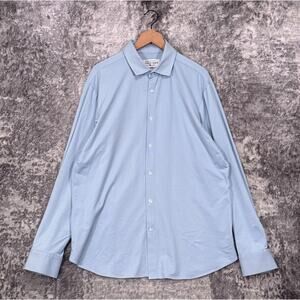 Mizzen Main Shirt XXL Mens Blue Spinnaker Collection Check Trim Fit